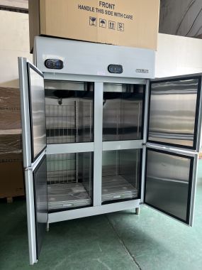 BSDU2F2C/Z: Tủ nửa đông nửa mát 4 cánh inox Berjaya
