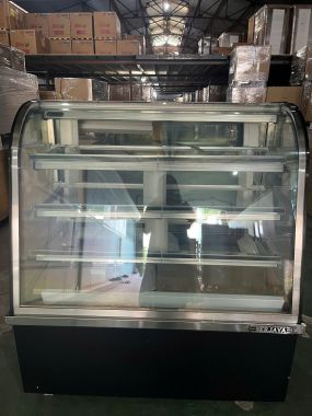 Tủ trưng bày kính cong 1.2m Berjaya CCS12SB13-3FB