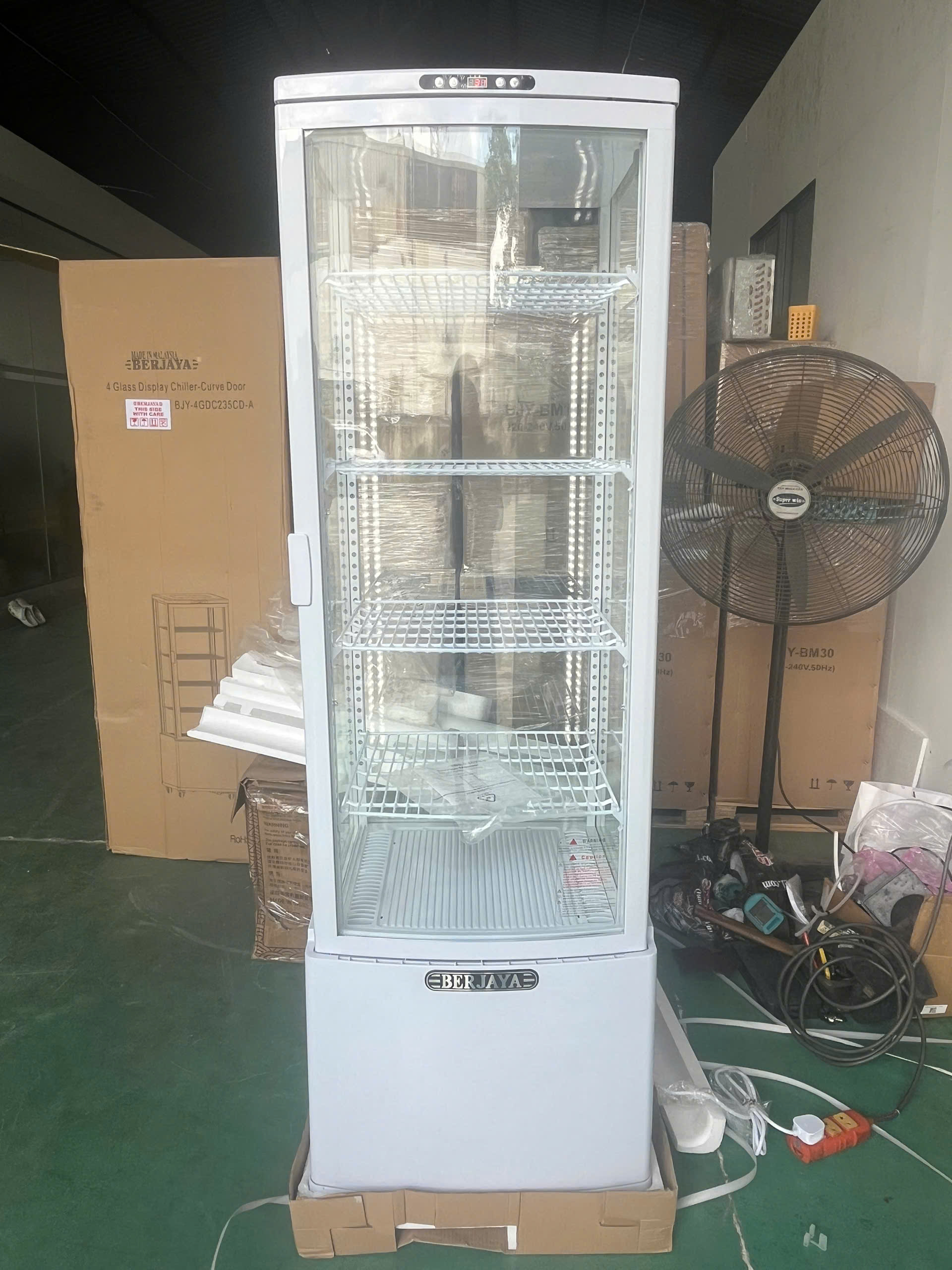 Tủ mát trưng bày 4 mặt kính BJY-4GDC235CD-A